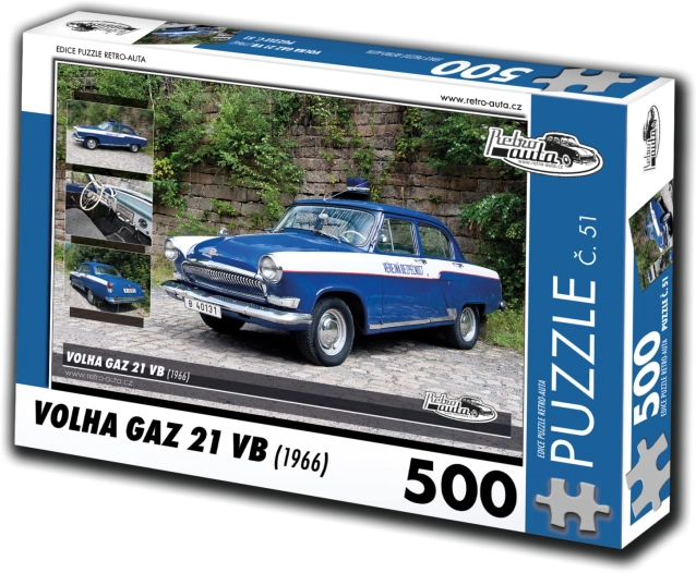 RETRO-AUTA Puzzle Volga GAZ 21 VB 1966, 500 pièces