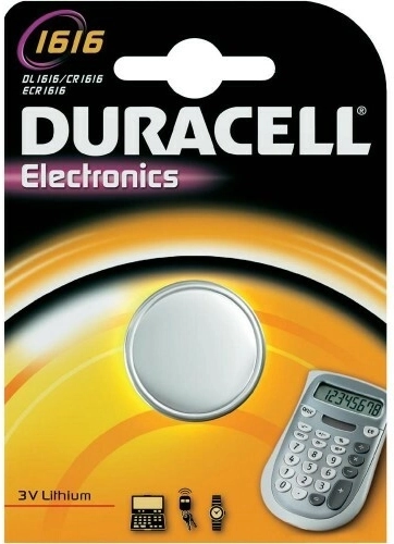 Lithium-Knopfzelle 3 V 55 mAh DURACELL CR1616