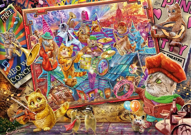 Puzzle Cat Mania 1000 Pieces SCHMIDT
