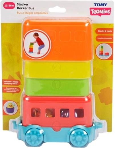TOMY Toomies bus empilable avec chiffres et couleurs