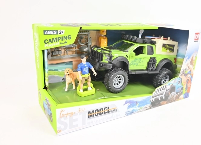 Véhicule Jeep pour enfants avec effets lumineux et sonores (set)