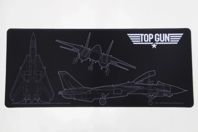 TOP GUN Jumbo Desk Gaming Mat 30 × 70 cm