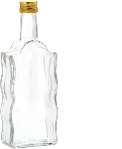 Fala Glass Bottle 500 ml with Metal Cap