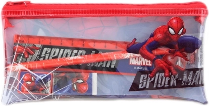 Pencil Case with Writing Supplies Spiderman