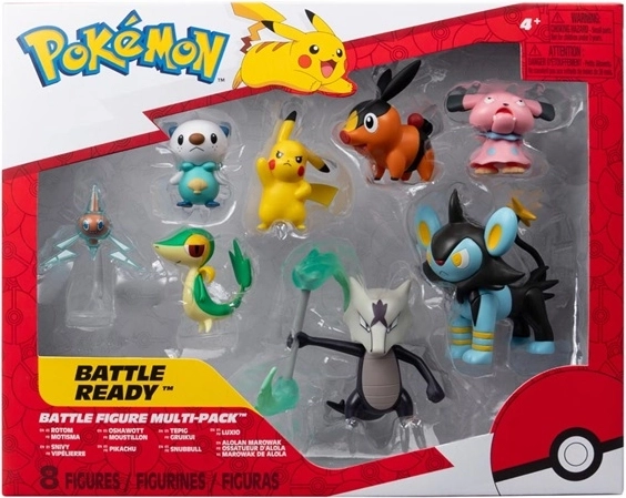 Figurines de combat Pokémon – set de 8 (Wave 12)