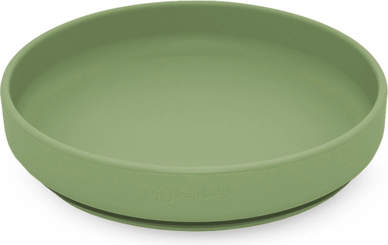 Petite&Mars silicone plate with suction cup Take&Match sweet pea 6m+