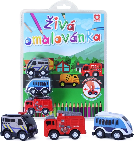 Levende auto kleurplaat