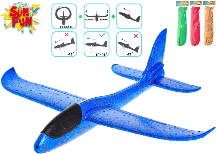 Foam Throwing Airplane 48 cm SUN FUN