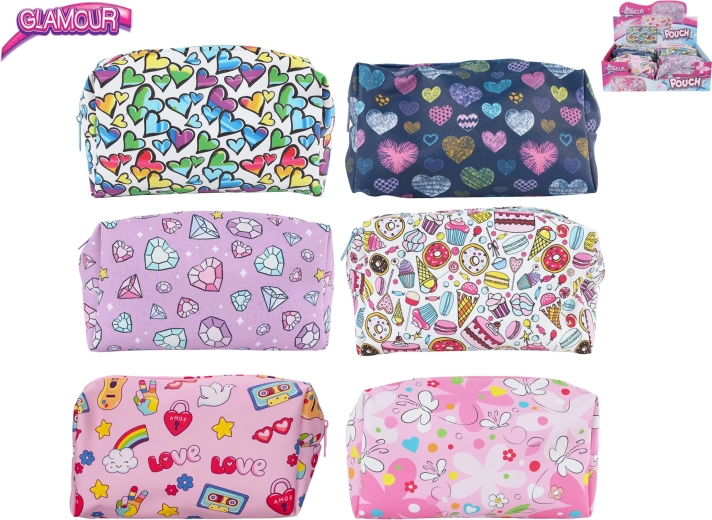 Glamour etui met ritssluiting