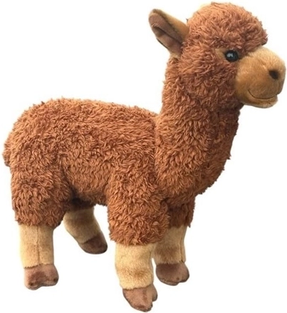Plush Brown Alpaca 28 cm