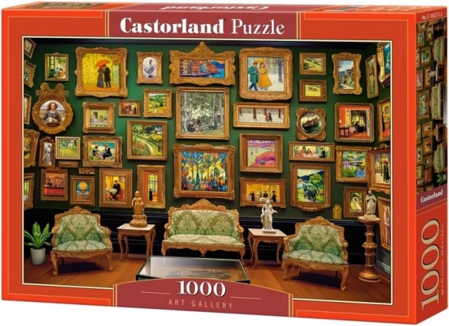 Puzzle 1000 pieces Art gallery pictures on the wall