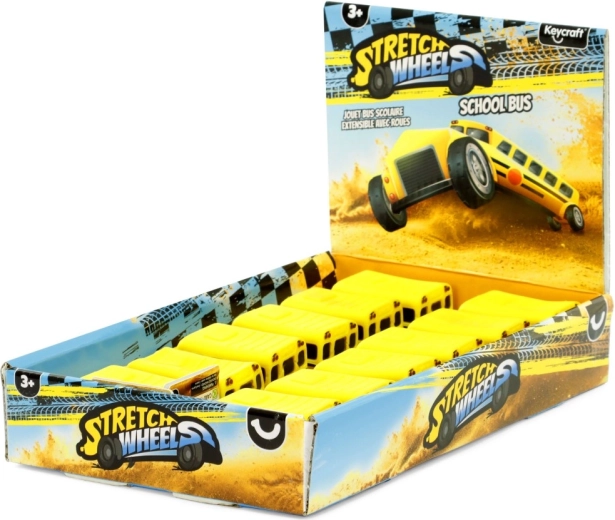 Rekbare antistress schoolbus – knijp- en rekbare speelgoed