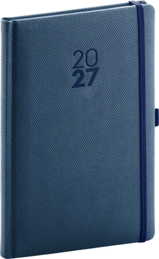Notique weekplanner Diamante 2027 blauw 15 × 21 cm