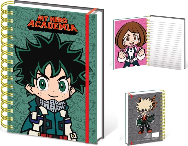 My Hero Academia chibi A5 spiral notebook