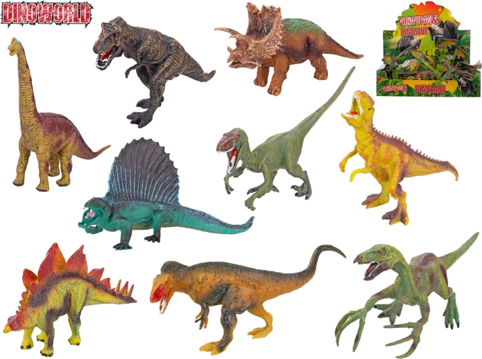 Dinoworld figurine de dinosaure en plastique 12–18 cm, différents types
