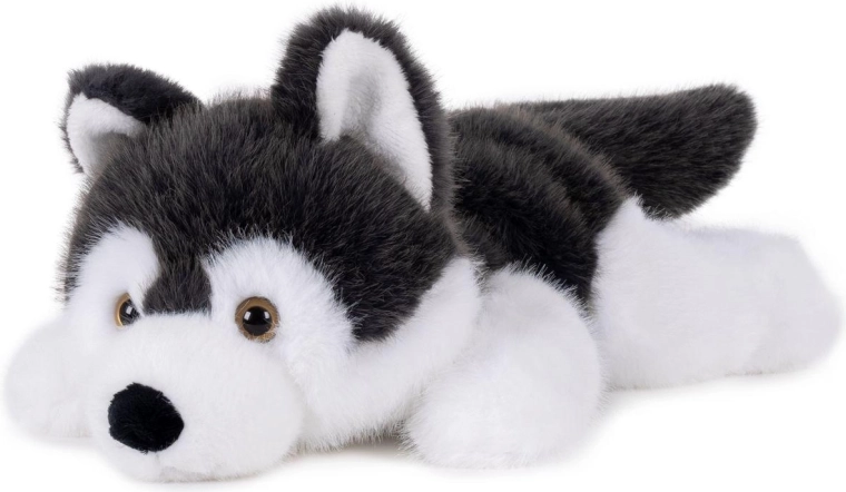 Pluchen husky liggend 30 cm