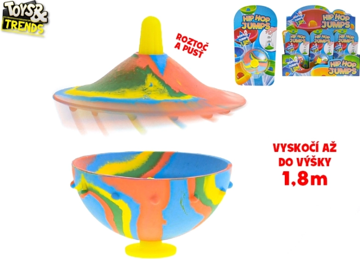 Springend speeltje Hip Hop – leuke springstok voor in de hand