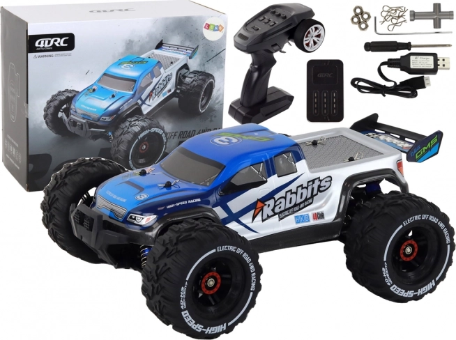 RC terreinwagen RABBITS 4x4 blauw 2.4G