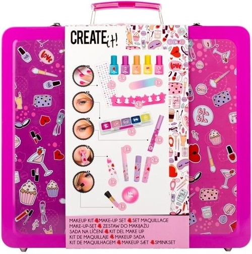 Create it! Makeup set in a metal case