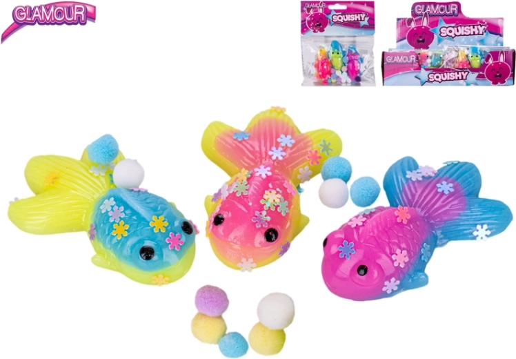 Glamour rekbare diertjes antistress set