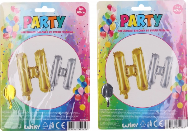 Inflatable Balloon in the Shape of the Letter H