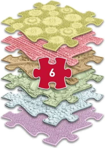 Tapis sensoriels pastel 6 pcs – MUFFIK Baby Pastel