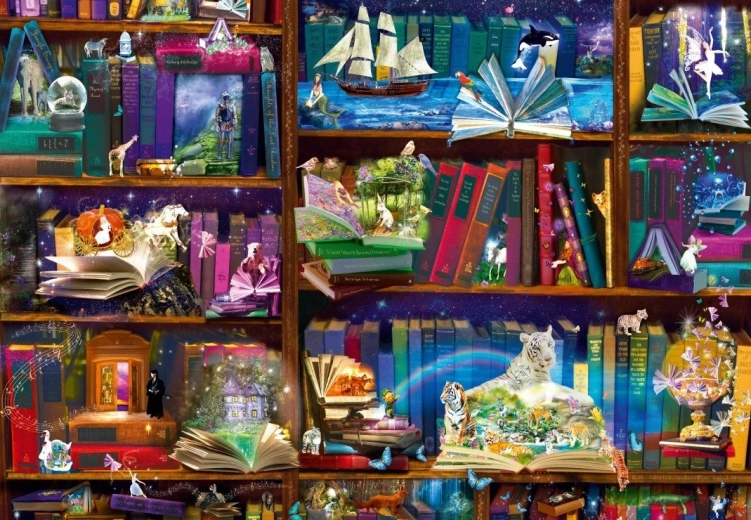Puzzle Bluebird Aventure dans la bibliothèque 1000 pièces