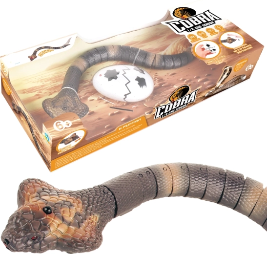 RC-Kobra-Schlange mit leuchtenden Augen und Biomimikry