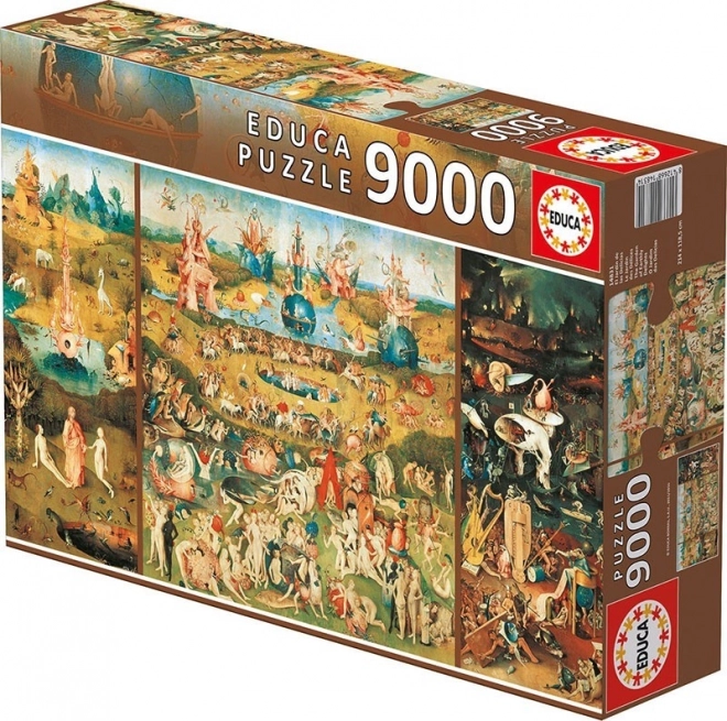 Puzzle 9000 pièces Le Jardin des délices terrestres