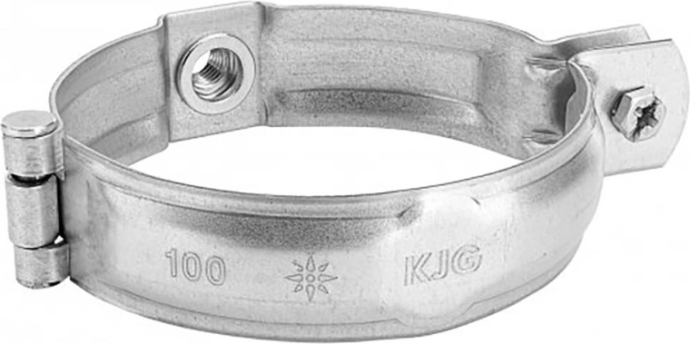 Collier pour tuyau de descente 100 mm sans pointe M10 zinc
