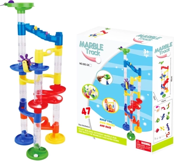 Piste à billes – 47 pièces