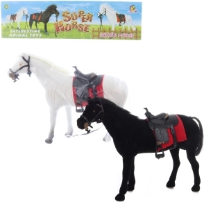 Horse with Saddle – Suede Model for Children