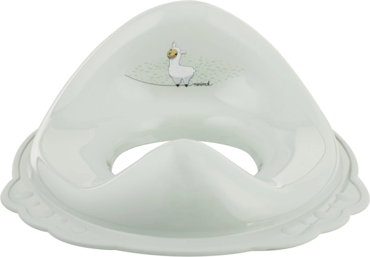 Réducteur de toilettes Maltex avec poignées Lama Minimal – vert sauge