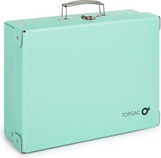 Mallette pour fournitures d’arts plastiques Topgal verte