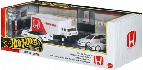 Hot Wheels Premium Gift Set Honda 4 pcs