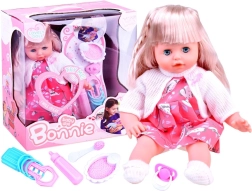 Interactieve babypop met accessoires – Roze