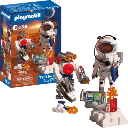 Playmobil ESA Astronaut and Robot with Accessory Set, 42 Pieces