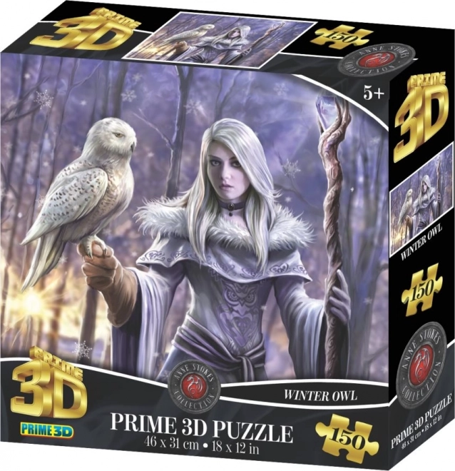 3D puzzle Winter Owl 150 pieces