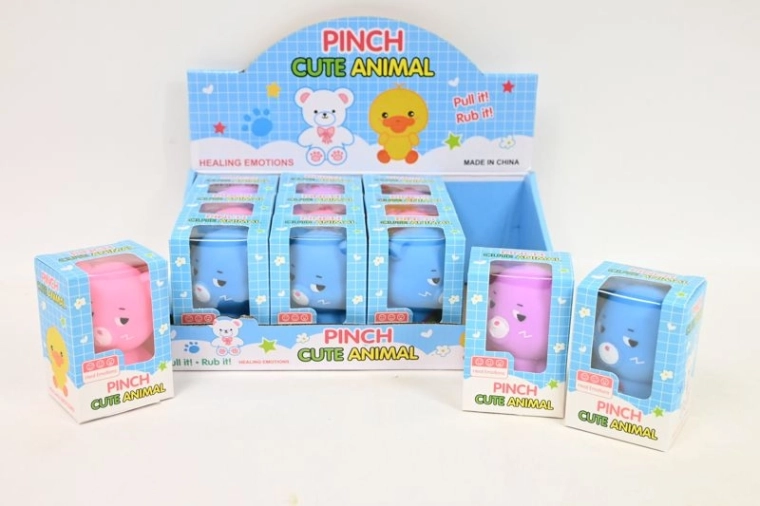 Gniotek Beer – antistress knijpspeeltje teddybeer (display 12 stuks)