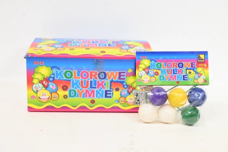 Billes fumigènes à impact (12 pcs)