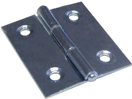 Charnière articulée 30 × 20 mm galvanisée, lot de 20 pièces