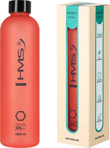 Bouteille d’hydratation en Tritan HMS Fitness NCD61 1 l rouge
