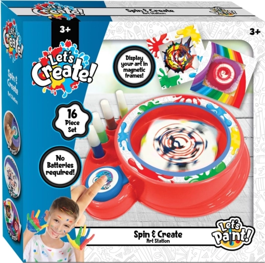 Creating Pictures with Spin Art