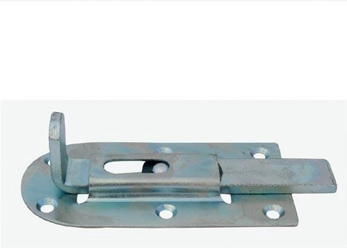 Verrou droit galvanisé 125 mm (lot de 10 pièces)