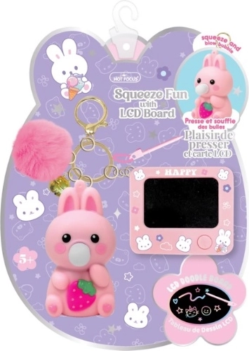 Hot Focus keychain with mini LCD display – bunny