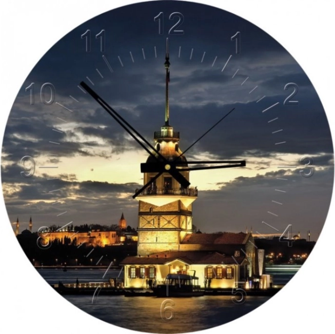 Puzzle Clock Maiden's Tower, Turkey 570 Pieces