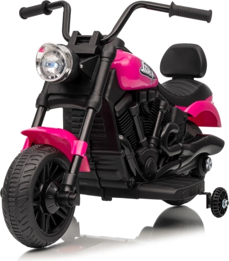 Children's electric motorcycle STAR pink