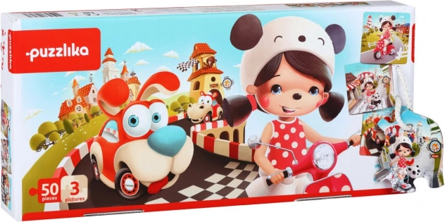Puzzlika Happy Stories 3 in 1 Children's Puzzle