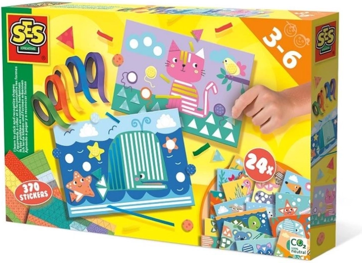 SES Learning to Recognize Shapes – Stickers and Tape