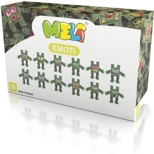 Meli Emoti bricks Army construction set - 12 pieces